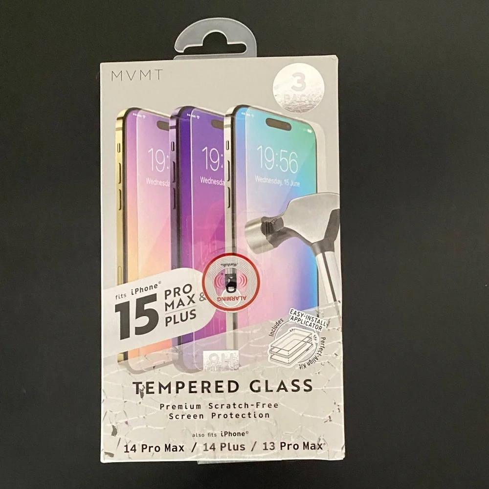 MVMT Screen Protector for iPhone 15 ProMax & Plus